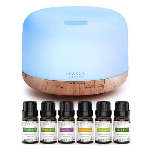 asakuki diffuser with timer and auto shut off