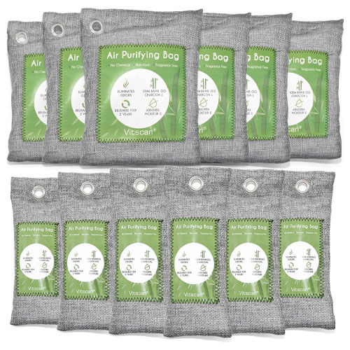 vitscan 12 pack bamboo air purifying bags