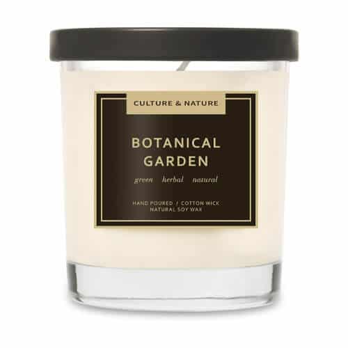 culture and nature natural botanical garden candle