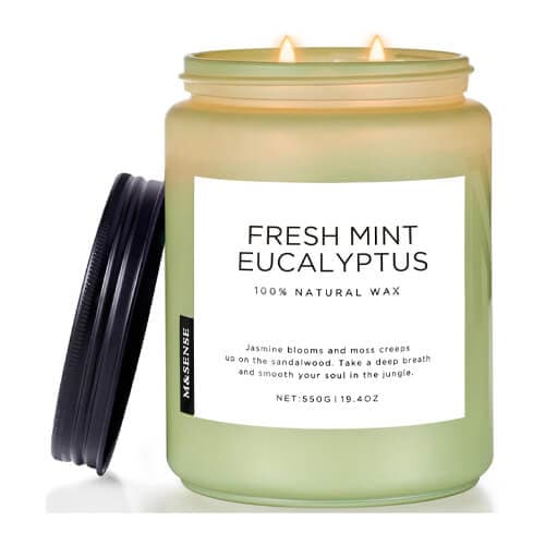 msense eucalyptus mint candle
